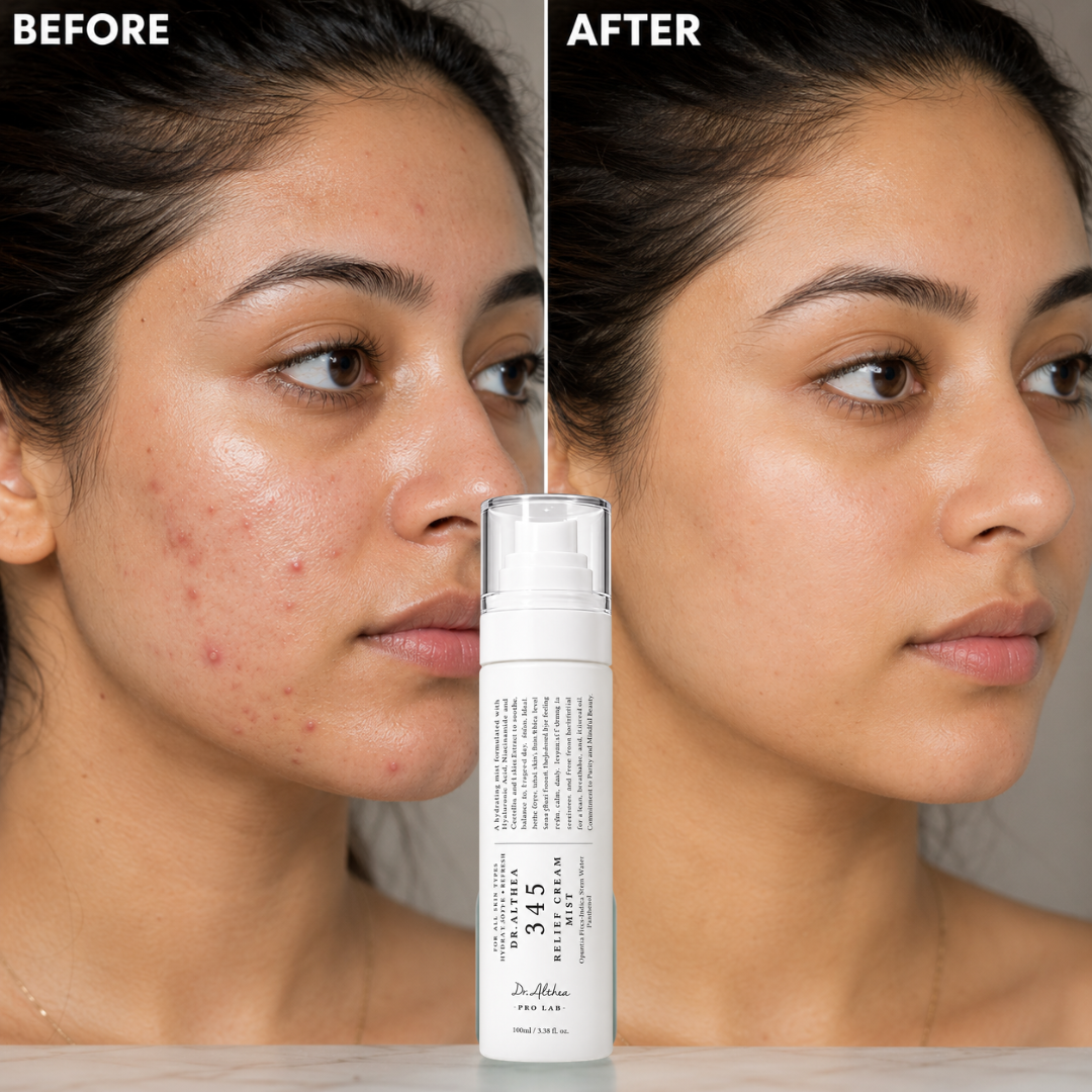 Dr. Althea 345 Relief Cream Mist – Hydrating Dual-Layer Face Mist – Soothes Redness, Revives Dullness & Sets Makeup