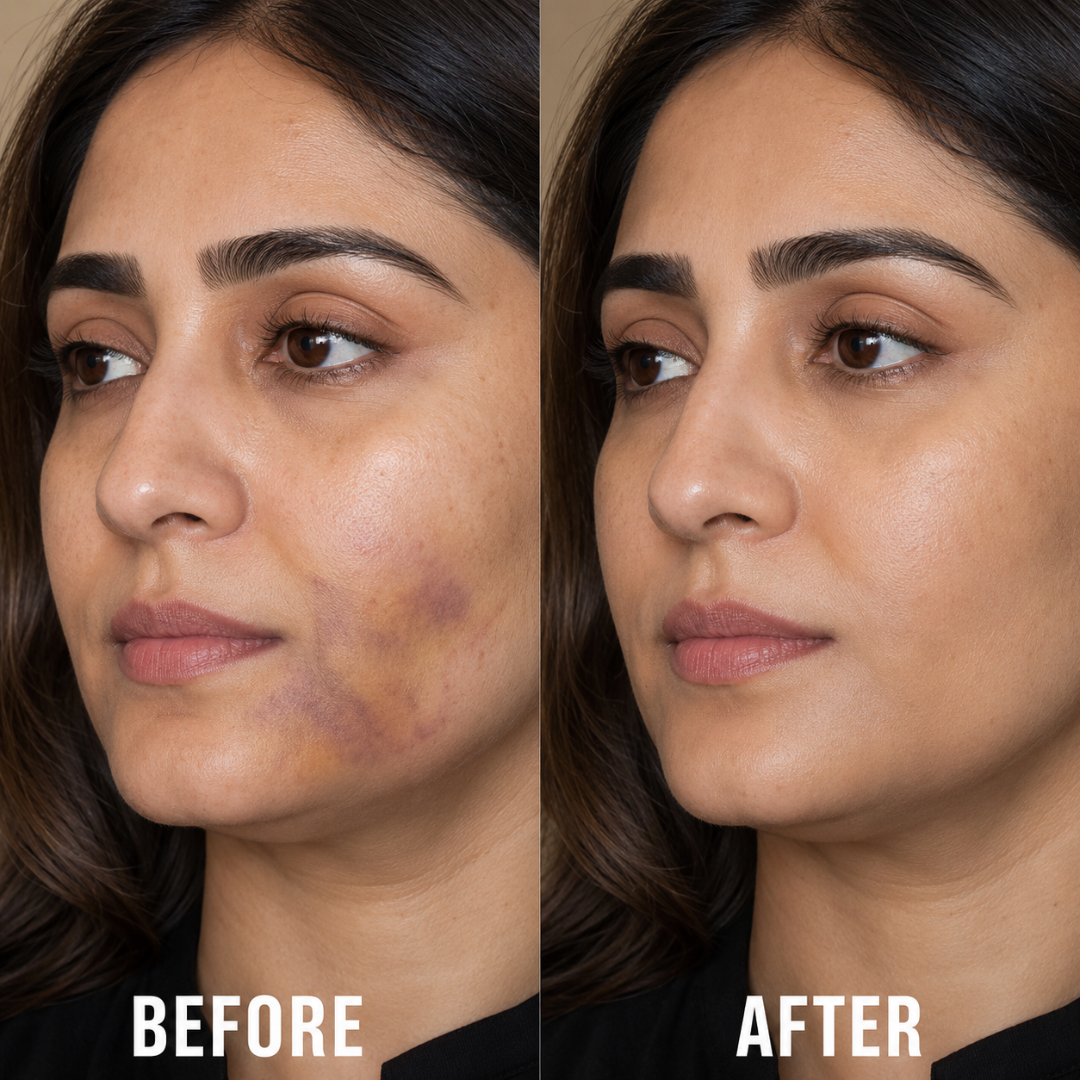 Derma Color Camouflage Crème – High Coverage, Natural Look – Covers Discoloration, Acne Marks, Redness & Uneven Tone – Buildable, Blendable Finish – Targeted Camouflage