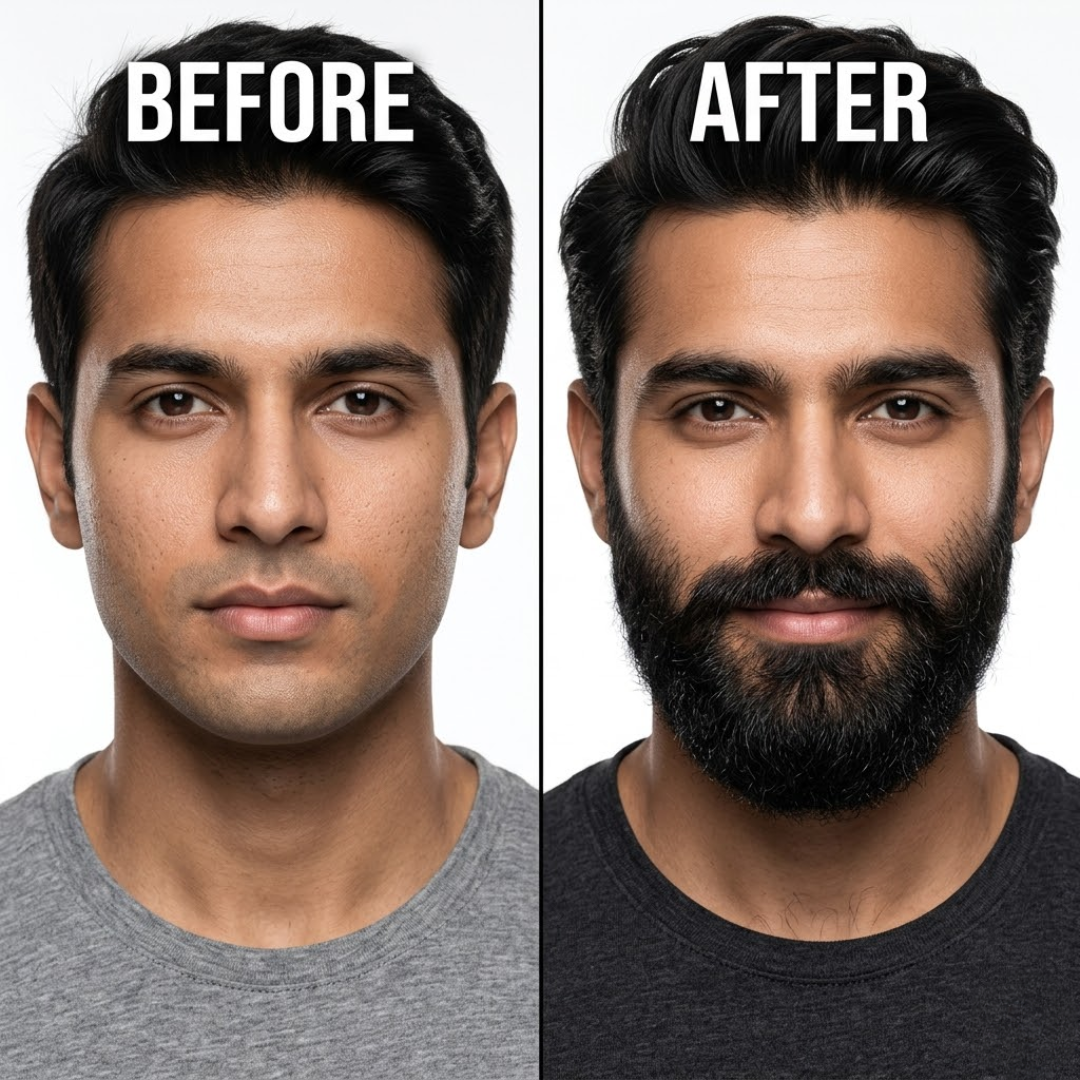 Dr. Alies Professional Beard Growth Oil – 50% OFF – Thicker, Fuller, Stronger Beard – Fills Patchy Areas, Promotes Natural Beard Growth – With Castor Oil, Sweet Almond Oil & Vitamin E