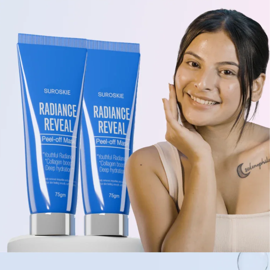 SUROSKIE Radiance Reveal Peel-Off Mask - Instant Youthful Glow & Deep Hydration