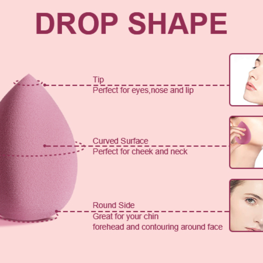 Flicka All-in-One Base Trio | Silk Touch Primer + Tomato Foundation with SPF + Beautyblender for Flawless Finish