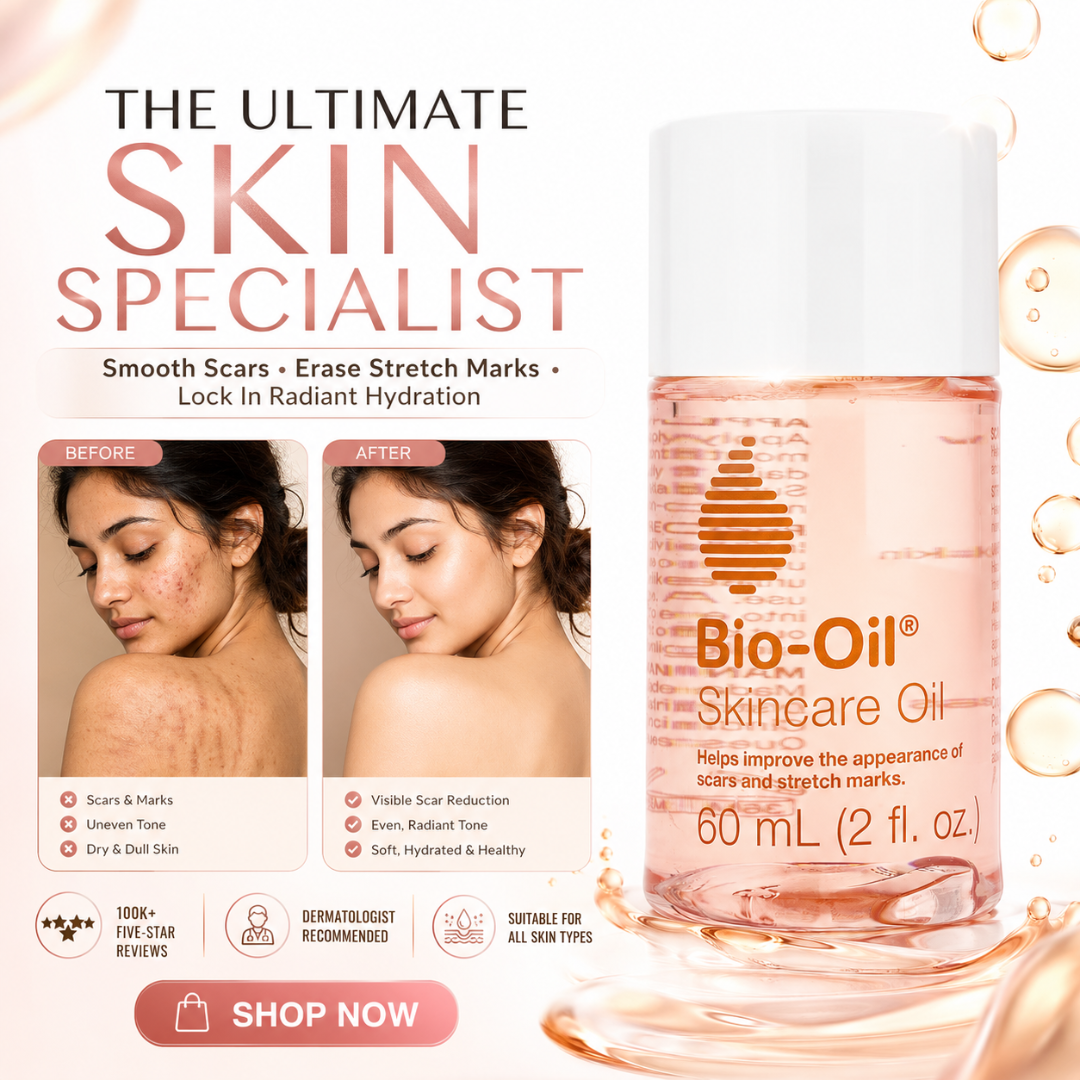 Bio-Oil Skincare Oil – Smooth Scars, Erase Stretch Marks & Lock in Radiant Hydration – Multi-Purpose Oil for Scars, Stretch Marks, Uneven Skin Tone & Dry Skin – With PurCellin Oil™, Vitamin A, Vitamin E & Botanical Oils