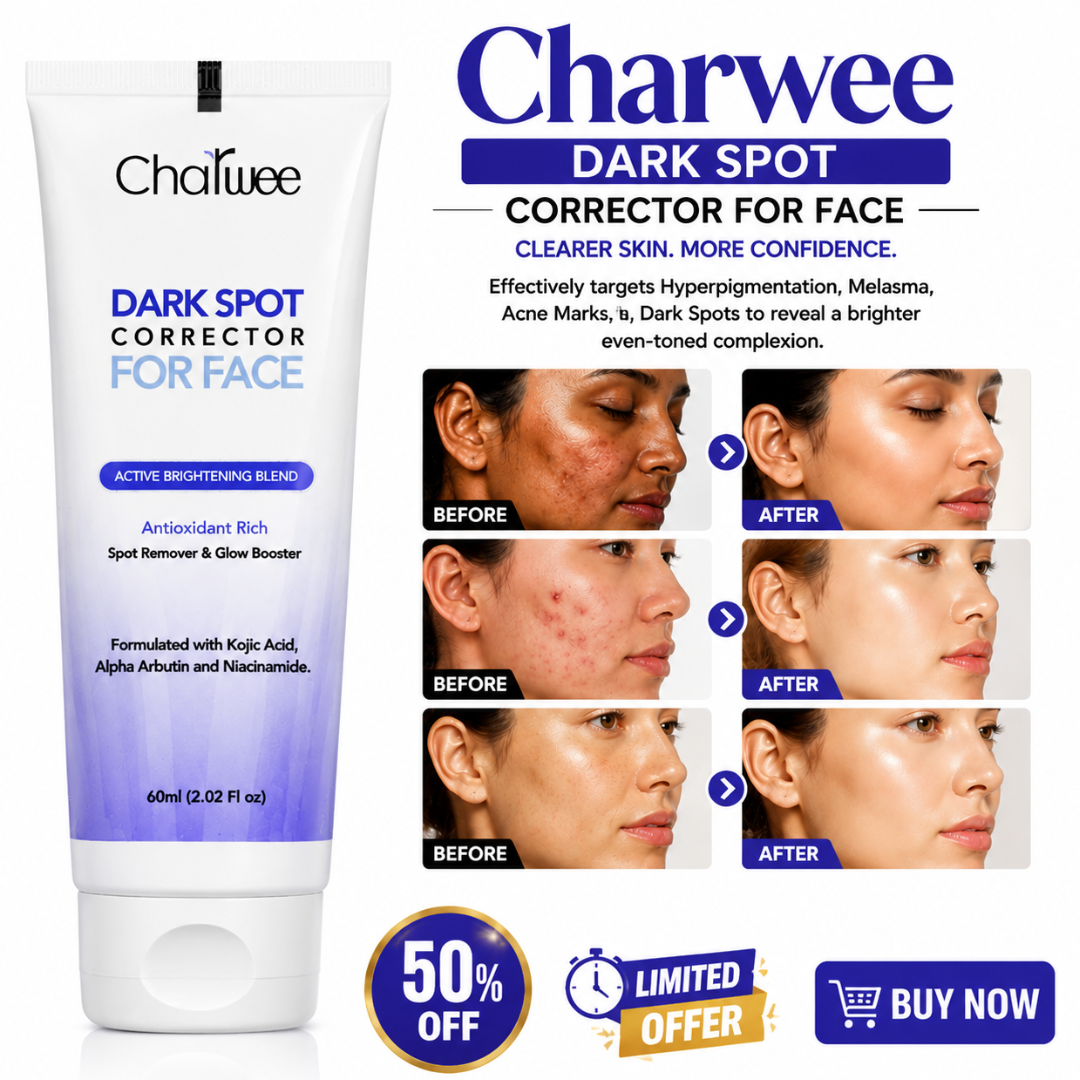 Charwee Dark Spot Corrector for Face – Clearer Skin, More Confidence – Targets Hyperpigmentation, Melasma, Acne Marks & Dark Spots