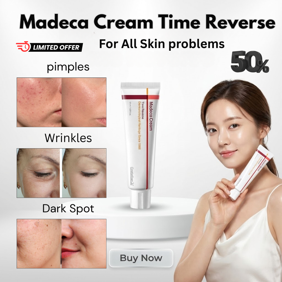 Madeca Cream Time Reverse | Blemish, Wrinkle & Dark Spot Repair | Imported from Korea