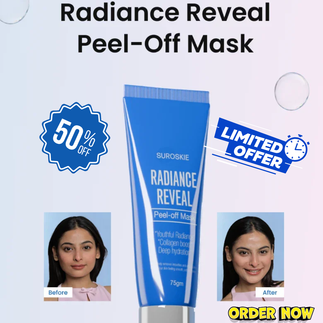 SUROSKIE Radiance Reveal Peel-Off Mask - Instant Youthful Glow & Deep Hydration