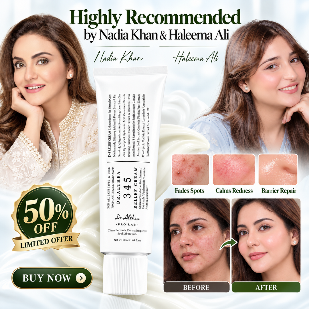 Dr. Althea 345 Relief Cream – Soothing Hydrating Moisturizer for Redness Relief, Dark Spot Care & Skin Barrier Repair