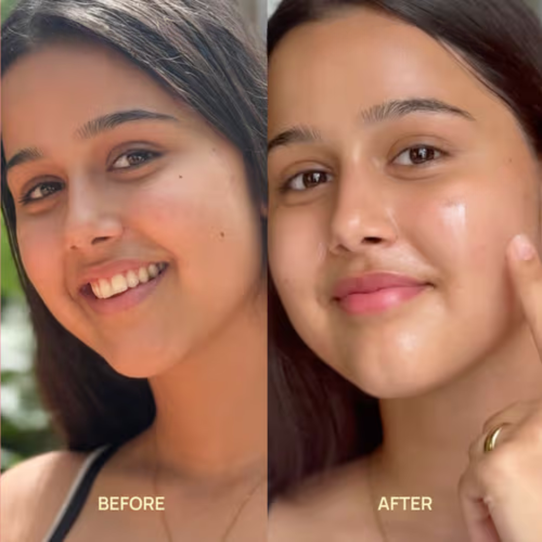 Flicka Flawless Base Combo | Silk Touch Milk-Cream Moisturizer & Primer + Tomato Foundation with SPF | Deep Hydration, Pore-Blurring & Flawless Coverage