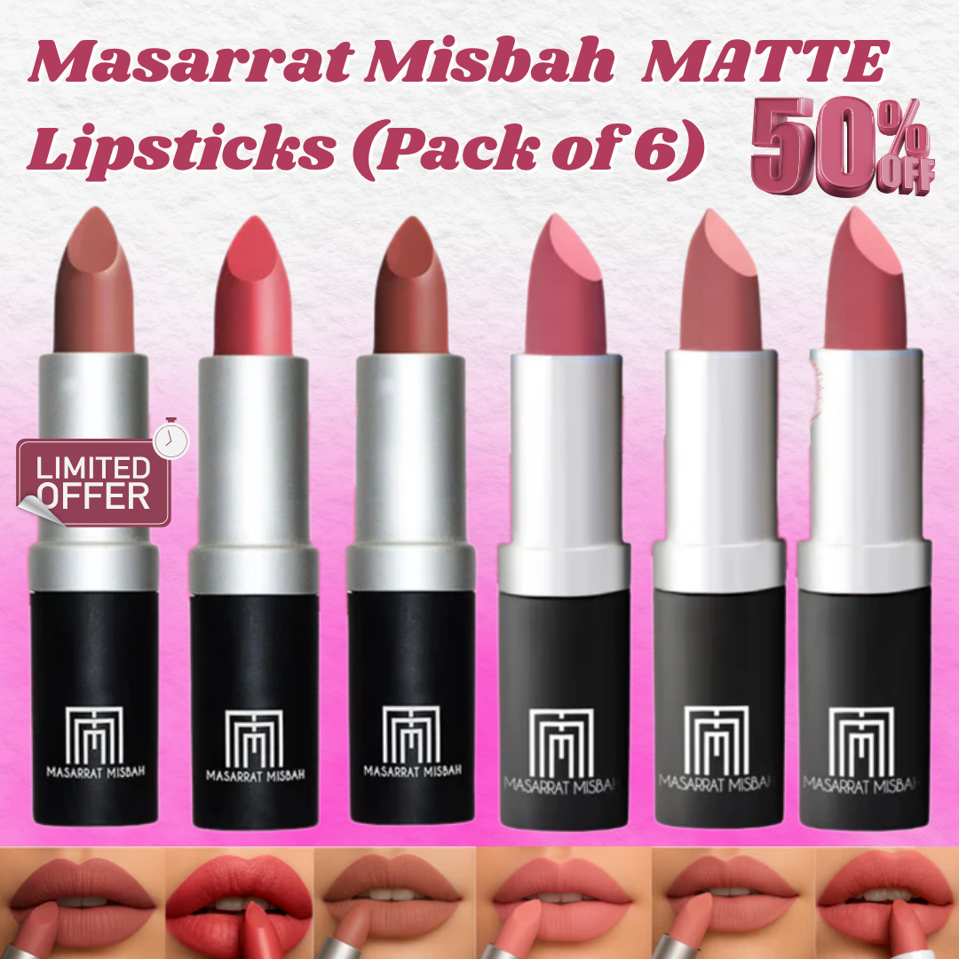 Massarat Misbah Matte Lipsticks - Soft Touch & Strong Impact!