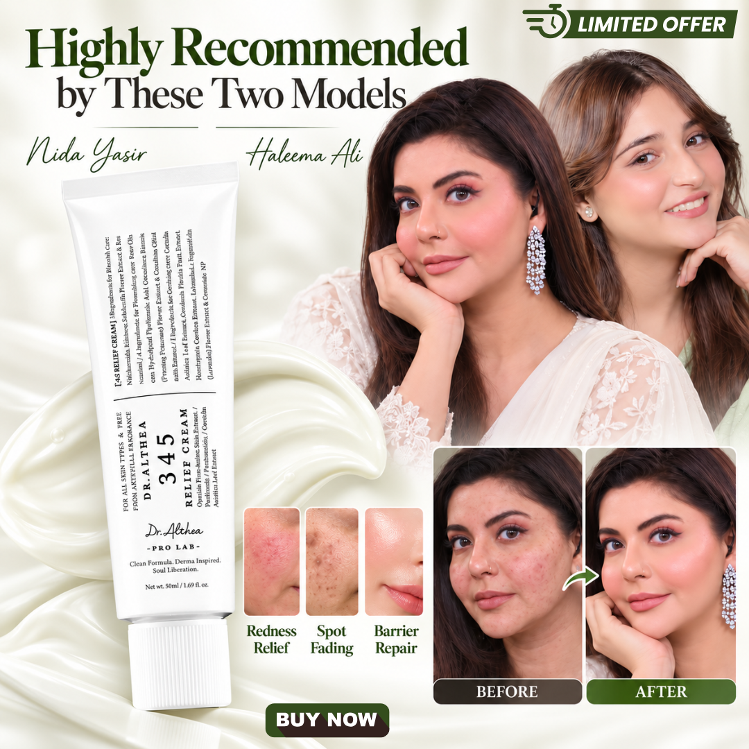 Dr. Althea 345 Relief Cream – Soothing Hydrating Moisturizer for Redness Relief, Dark Spot Care & Skin Barrier Repair