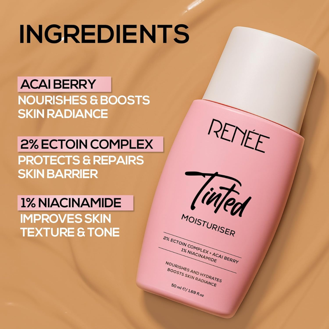All In One Tinted Moisturizer I Skincare, Hydration and Coverage for daily wear I Perfect for Radiance And Dewy Look