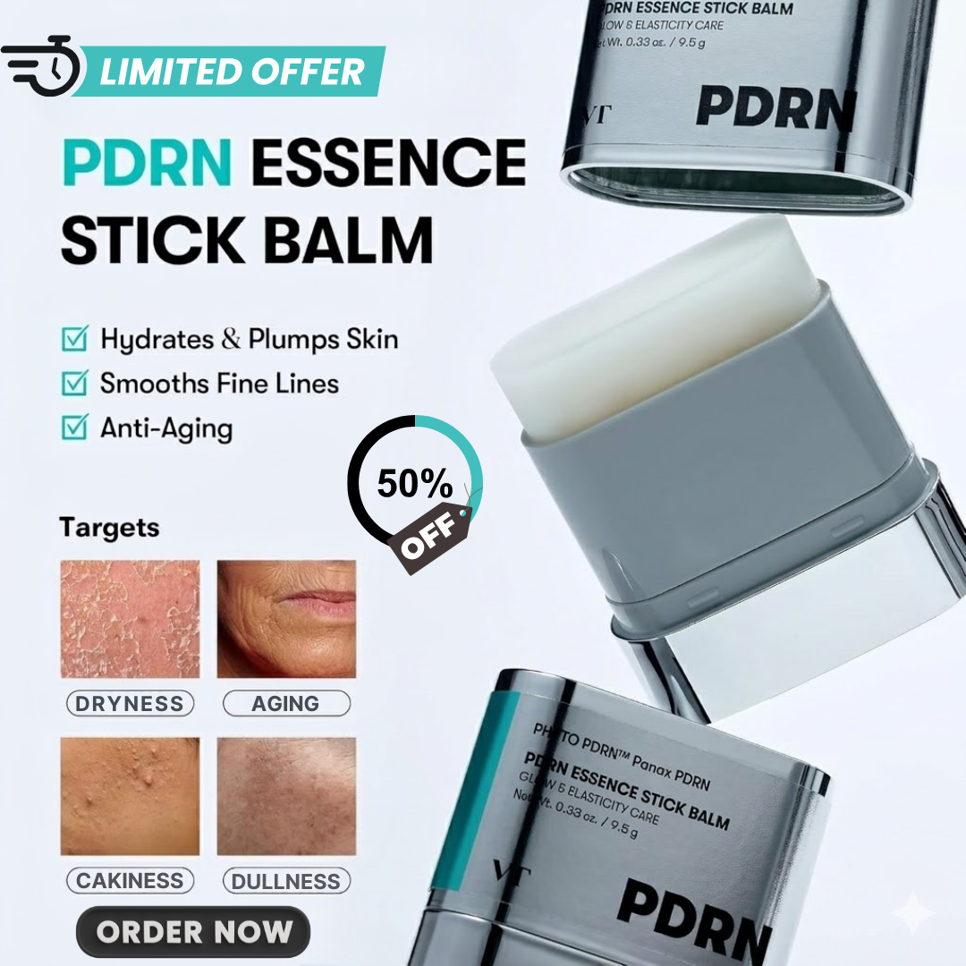 VT Cosmetics PDRN Essence Stick Balm | 1-Second Glow with Plant-Based PDRN, Collagen & Ceramide | Wrinkle Care, Instant Hydration & Flawless Makeup Base