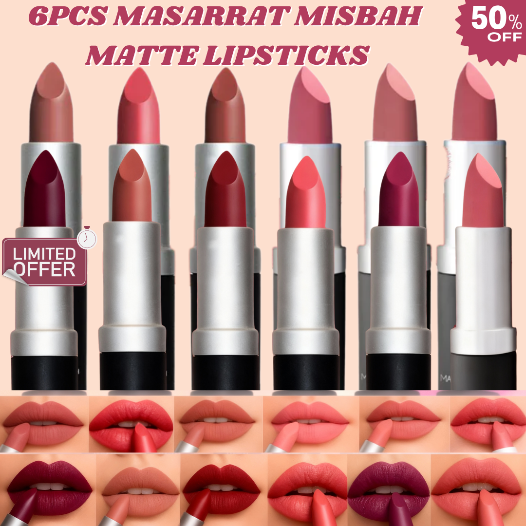 Massarat Misbah Matte Lipsticks - Soft Touch & Strong Impact!