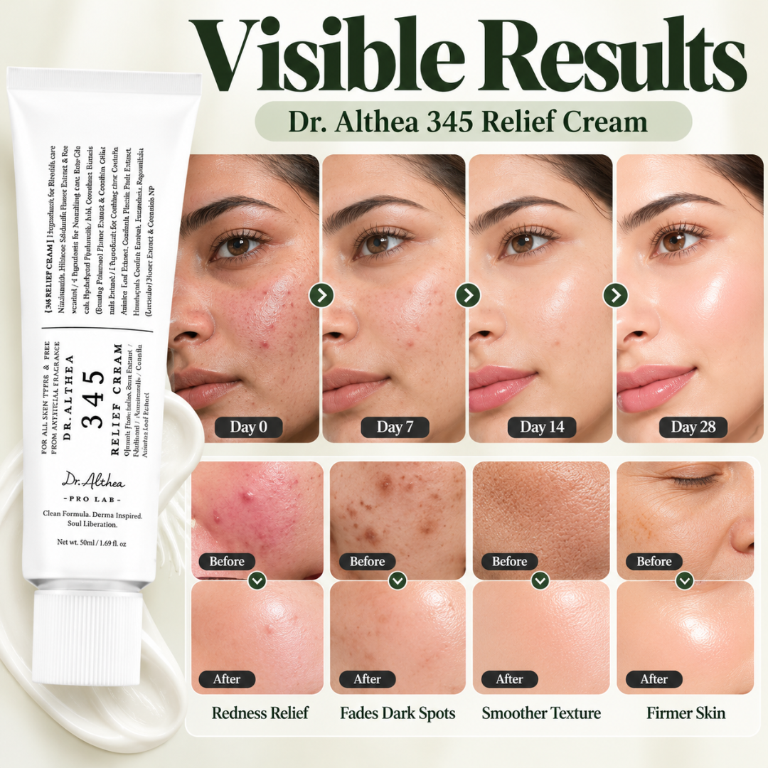 Dr. Althea 345 Relief Cream – Soothing Hydrating Moisturizer for Redness Relief, Dark Spot Care & Skin Barrier Repair