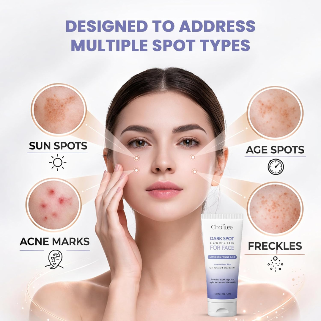 Charwee Dark Spot Corrector for Face – Clearer Skin, More Confidence – Targets Hyperpigmentation, Melasma, Acne Marks & Dark Spots