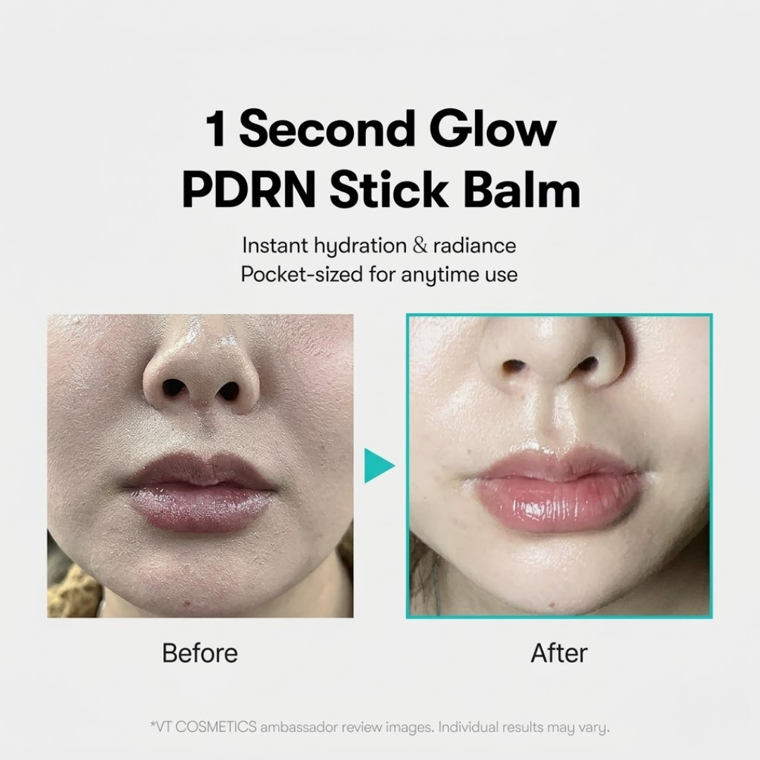 VT Cosmetics PDRN Essence Stick Balm | 1-Second Glow with Plant-Based PDRN, Collagen & Ceramide | Wrinkle Care, Instant Hydration & Flawless Makeup Base