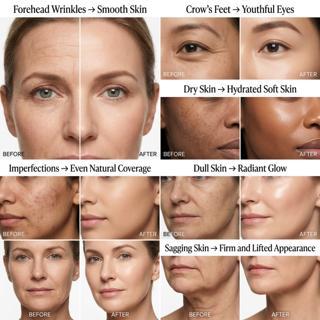 Magec Collagen Fullerene Anti-Wrinkle Cream | Collagen + Fullerene + Niacinamide | Reduces Fine Lines, Firms Skin & Provides Radiance