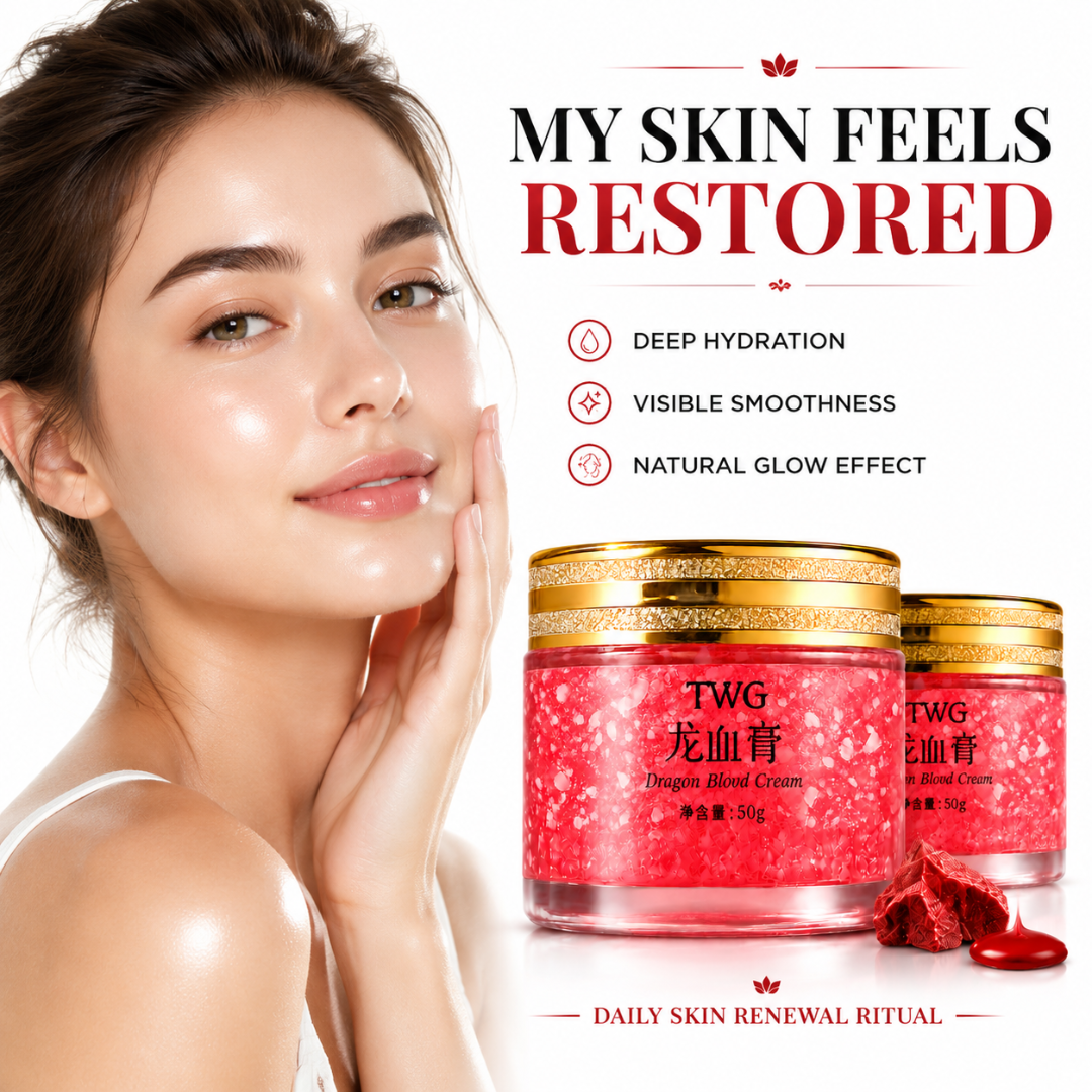 Dragon's Blood Cream Twin Pack – 2x Power – Hydrate, Repair & Transform – With Dragon's Blood Resin, Placenta Extract, Retinol & Hyaluronic Acid – Deep Hydration, Anti-Aging, Skin Tone Repair – Morning & Night Care – 2 x 50g