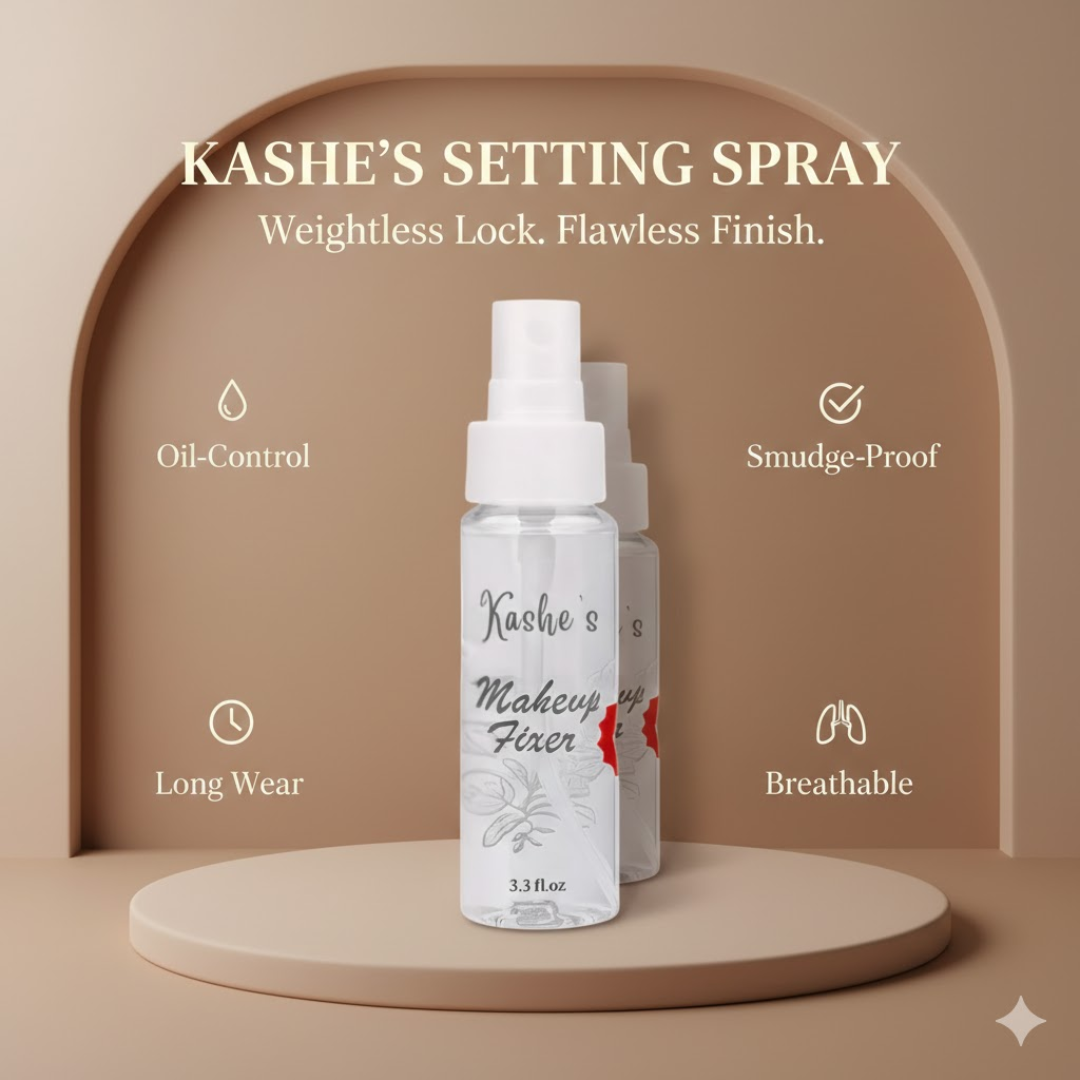 Kashe's Dream Duo | Eventone High Coverage Foundation + Makeup Fixer Setting Spray | Full Coverage, Oil-Control, Long-Lasting