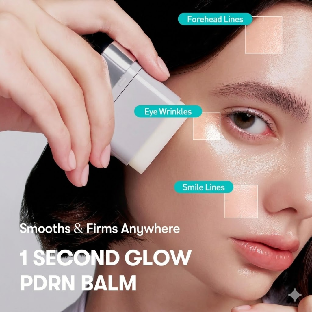 VT Cosmetics PDRN Essence Stick Balm | 1-Second Glow with Plant-Based PDRN, Collagen & Ceramide | Wrinkle Care, Instant Hydration & Flawless Makeup Base