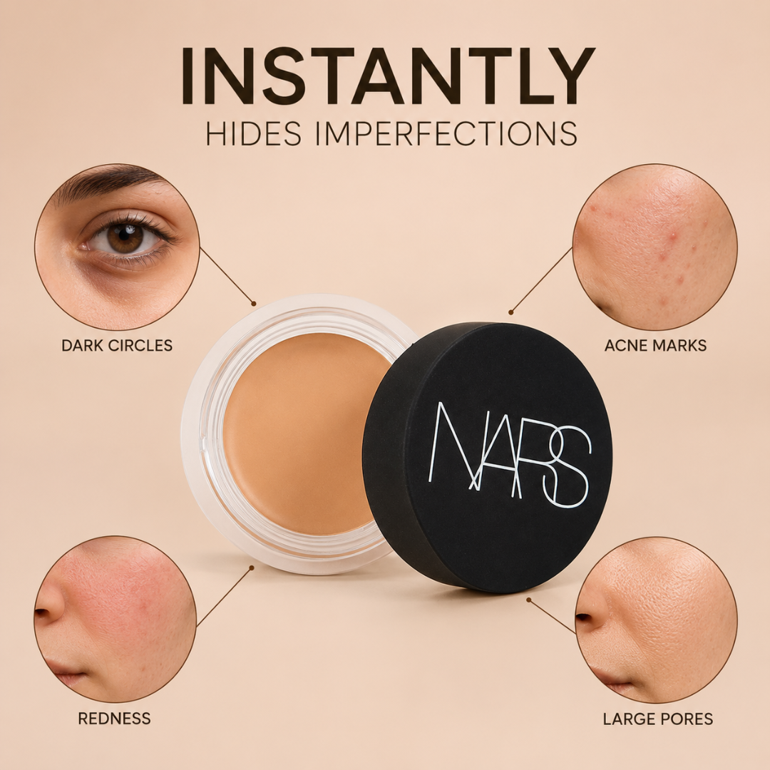 Ultimate Correction Zero Weight Concealer – Full Coverage, Soft Matte Finish & 12H Wear – Lightweight, Crease Resistant, Sweat Proof – Instantly Hides Dark Circles, Acne Marks, Redness & Large Pores