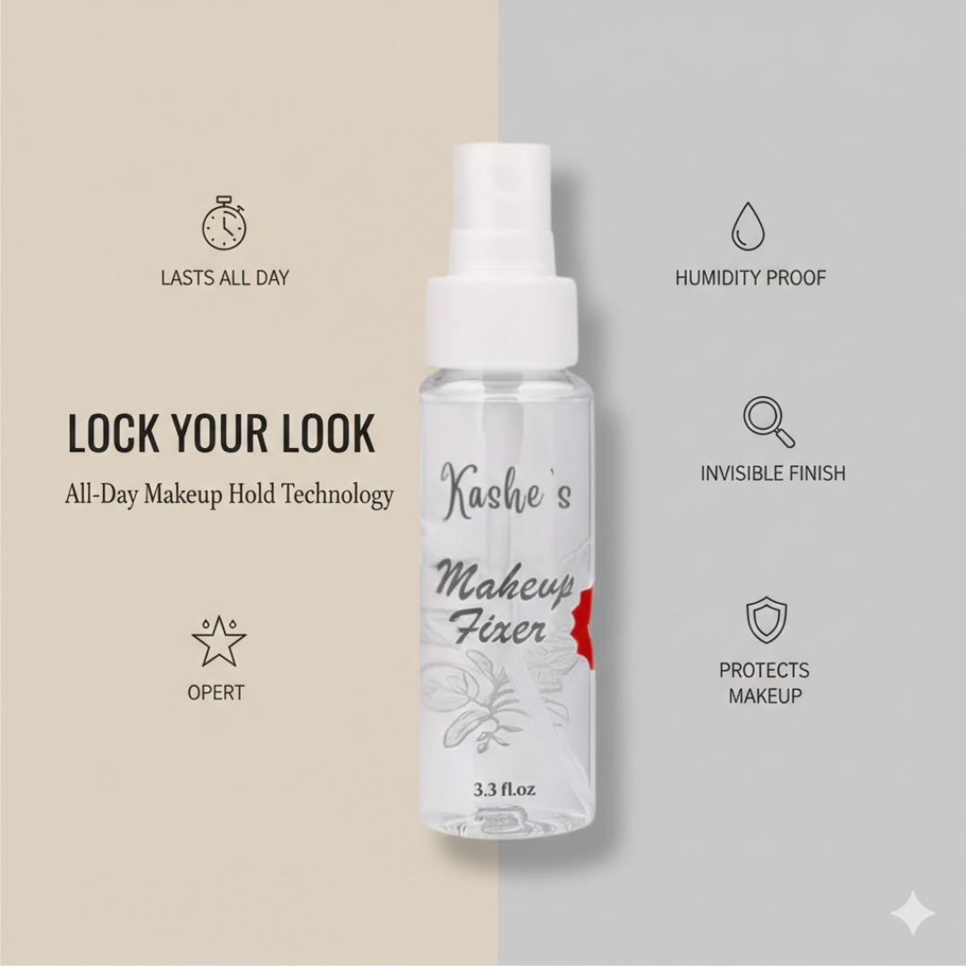 Kashe's Dream Duo | Eventone High Coverage Foundation + Makeup Fixer Setting Spray | Full Coverage, Oil-Control, Long-Lasting