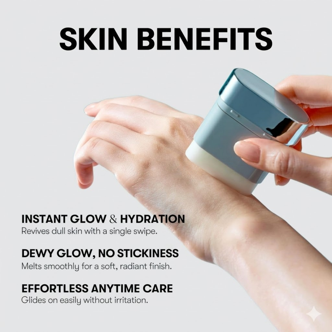 VT Cosmetics PDRN Essence Stick Balm | 1-Second Glow with Plant-Based PDRN, Collagen & Ceramide | Wrinkle Care, Instant Hydration & Flawless Makeup Base